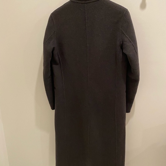 Sandro Wool Long Grey Coat *fabulously versatile!* sz40 - Picture 8 of 10